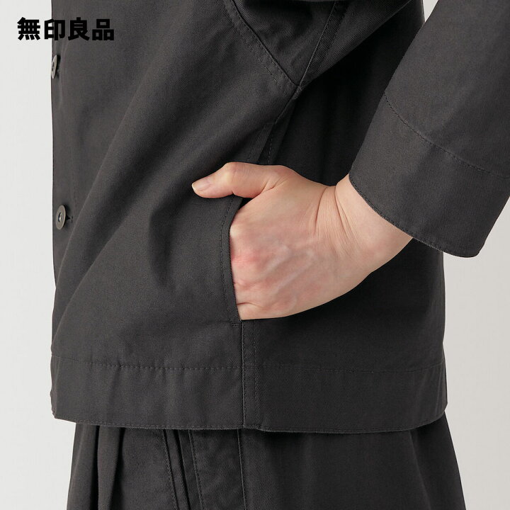 楽天市場】【無印良品 公式】婦人 和紙混ジャケット・ダークブラウン  