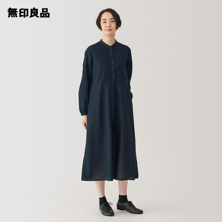 楽天市場】【無印良品 公式】婦人 綿ボイル 長袖ワンピース・ダーク 