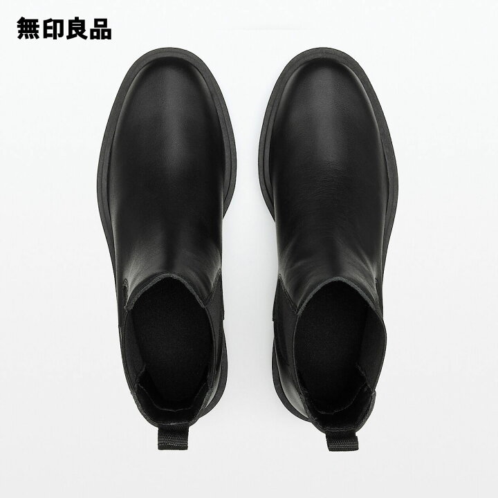 楽天市場】【無印良品 公式】婦人 レザーチェルシーブーツ・黒 : 無印良品