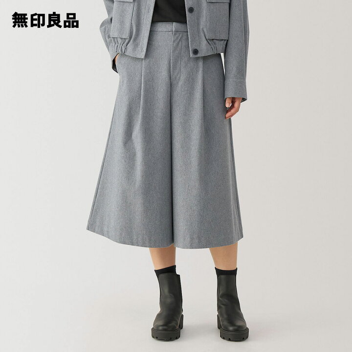 楽天市場】【無印良品 公式】婦人 ストレッチ起毛クロップドパンツ  