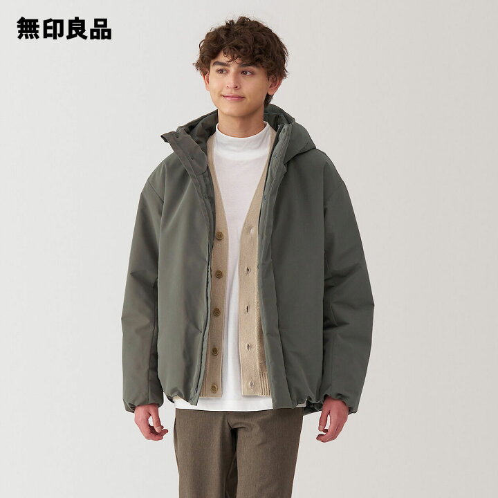 楽天市場】【無印良品 公式】紳士 洗える中わた フードジャケット  