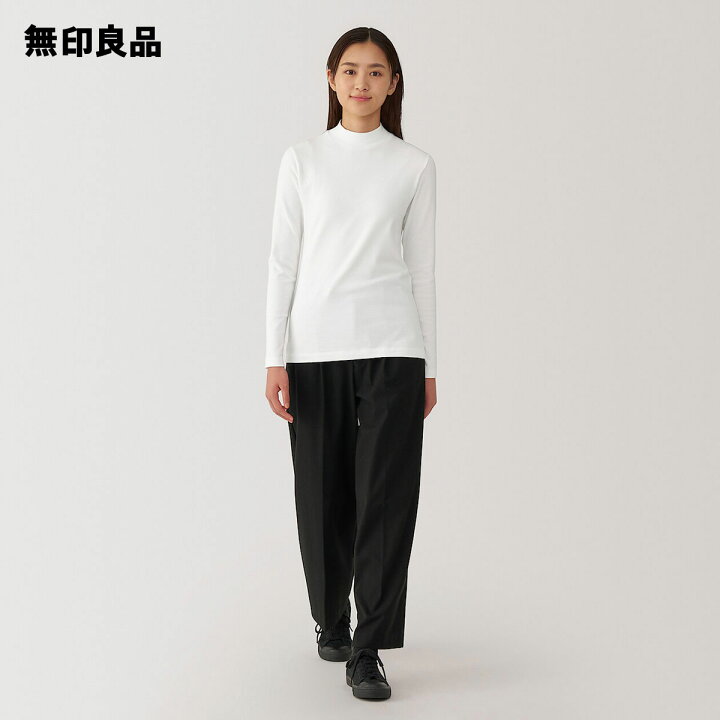楽天市場】【無印良品 公式】婦人 起毛フライス編みハイネック長袖T  