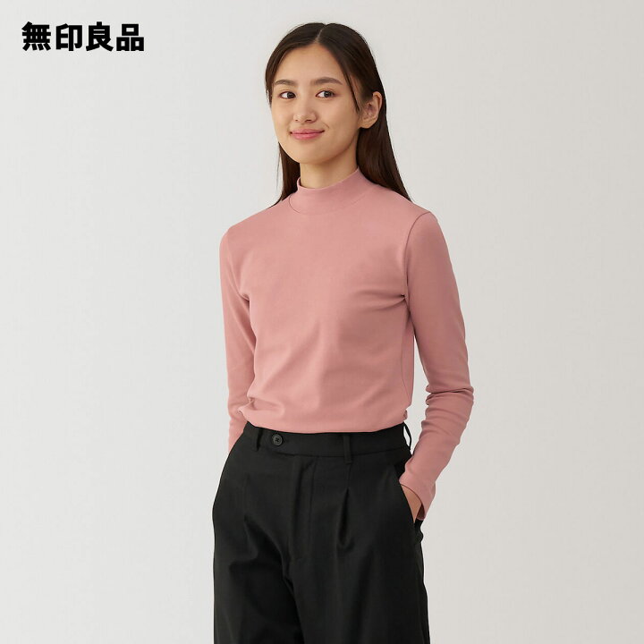 楽天市場】【無印良品 公式】婦人 起毛フライス編みハイネック長袖T  