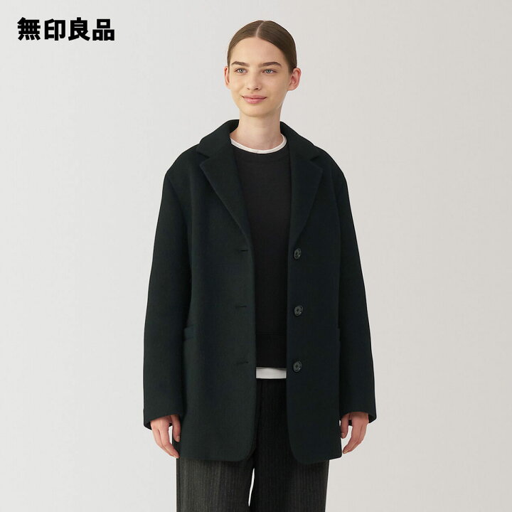 楽天市場】【無印良品 公式】婦人 再生ウール混ジャケットコート 