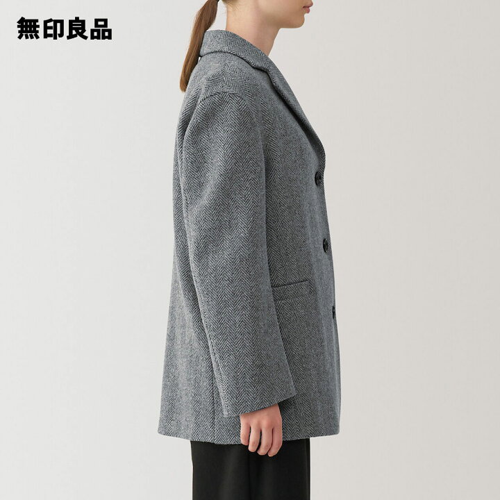 楽天市場】【無印良品 公式】婦人 再生ウール混ジャケットコート 