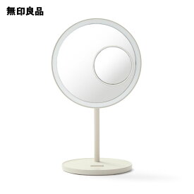 コードレスLEDライト付ミラー・5倍拡大鏡付／MJ−LMR1【無印良品 公式】