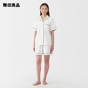 【無印良品 公式】婦人 着るタオル 両面パイル半袖パジャマ