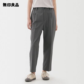 【無印良品 公式】婦人　風を通す　ストレッチサッカーイージーテーパードパンツ