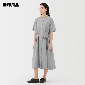 【無印良品 公式】婦人　涼感　半袖シャツワンピース