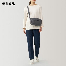 【無印良品 公式】背面ポケット付き 撥水ショルダーバッグ
