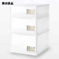 【2個セット】ポリプロピレン クローゼットケース 小　約幅44×奥行55×高さ18cm　収納　収納ケース【無…