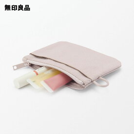 リンクルナイロン　フラットポーチ・S　約13．6×10cm【無印良品 公式】