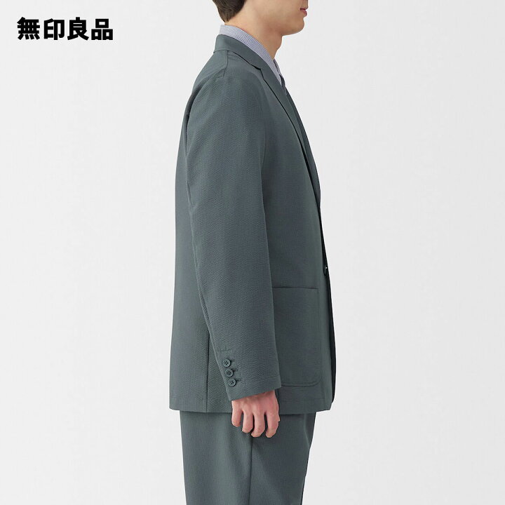 楽天市場】紳士 風を通す ストレッチサッカージャケット【無印良品 