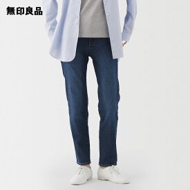 婦人　ストレッチデニムスリムストレートパンツ【無印良品 公式】