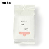 クレンジングシート（大容量）・30枚／約225×200mm【無印良品 公式】