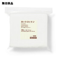 カットコットン・180枚入　約65x50mm【無印良品 公式】
