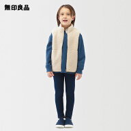 キッズ　ボアフリースベスト【無印良品 公式】