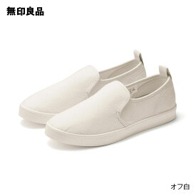 柔らかい中敷を使用した　撥水スリッポンスニーカー【無印良品 公式】