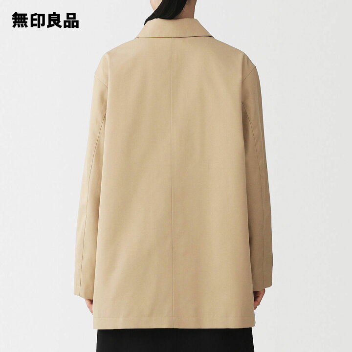 ✳︎新品タグ付き✳︎無印良品・良品計画 ステンカラーコート 綿混撥水