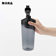 広口で洗いやすい　目盛り付き　ワンタッチボトル・約700mL【無印良品 公式】