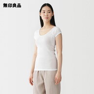 さらっと綿 汗取りパッド付きフレンチスリーブ【無印良品 公式】