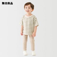 ベビー あたまするっと 太番手クルーネック半袖Tシャツ【無印良品 公式】