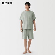 着るタオル 両面パイル 半袖ルームウェアセット【無印良品 公式】