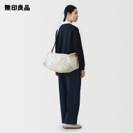 撥水 リップストップ ショルダーバッグ・タテ24×ヨコ45×マチ24cm【無印良品 公式】