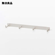 ドアにつける収納 高さ調節できるフック用追加フック・約幅27×奥行5×高さ2．5cm【無印良品 公式】