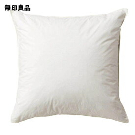 防ダニ　羽根クッション　55×59cm【無印良品 公式】