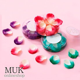 【送料無料＆600円クーポン配布】デイズインブルーム bright flowers バスフラワーペタル 入浴剤 花 フラワー フラワーバスセット 花 バスボム バスフラワー 癒し 贈り物 誕生日 記念日 感謝 カラフル muk ギフト