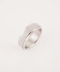 指輪 リング ステンレスリング ステンレス 金属アレルギー サイズ 11号 13号 #11 #13 シンプル メタル ゴールド シルバー 梨地 マット さびない つけっぱなし グリッターステンレスリング ク