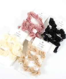 【最大600円offクーポン】ワイヤーポニー ポニー ワイヤー 巻きつける 無地 チュール アイボリー ベージュ ピンク ブラック チュールワイヤーポニー クリスマスプレゼント