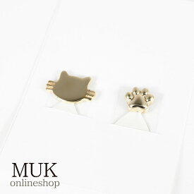 貼るピアス シールピアス ネコ 肉球 セット 痛くない イヤリング ノンホールピアス HARU：ME ハルミー 猫 アニマル 日本製