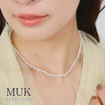 楽天市場】パール ネックレス 2連（素材（ジュエリー・アクセサリー 