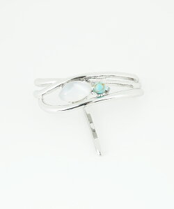 ポニーフック フックポニー ポニー ヘアカフ ターコイズブルー ターコイズカラー メタル ゴールド シルバー ニュアンスラインターコイズポニーフック クリスマスプレゼント