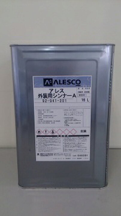 楽天市場】【送料無料】関西ペイントアレス外装用シンナーA 16L業務用 