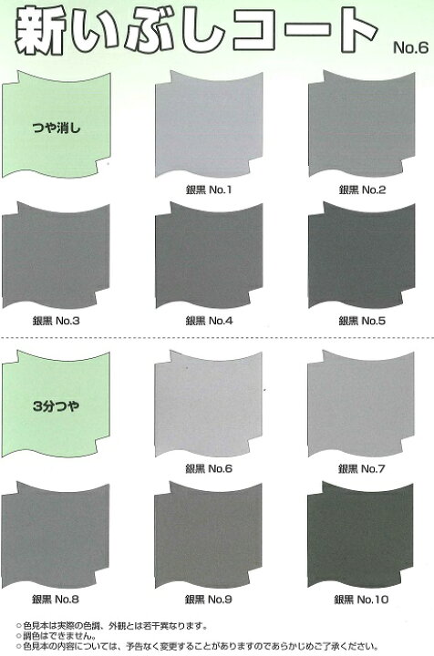 超激安特価 新いぶしコート3分艶 銀黒 No 7 18kg セット Www Tonna Com