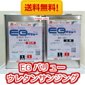 【送料無料】ユニオンペイントEGバリューウレタンサンジング8Lセット木部用/業務用