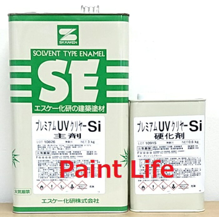 エスケー化研プレミアムUVクリヤーSi3分艶有り 3.6kgセット の商品詳細 
