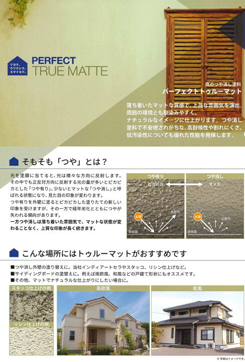 楽天市場】【送料無料】日本ペイントパーフェクトトゥルーマットND色 