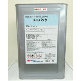 【送料無料】日本ペイントユニパック500シンナー　16L