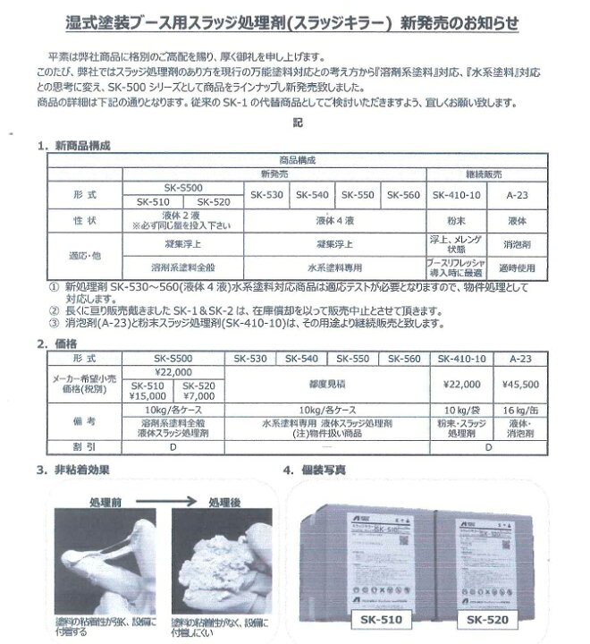 楽天市場】【送料無料】アネスト岩田スラッジキラーSK-520・SK-510 