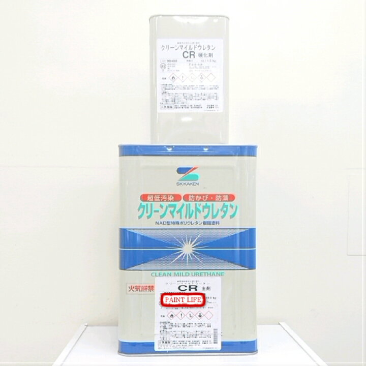 楽天市場】【送料無料】エスケー化研 クリーンマイルドウレタンCR艶 