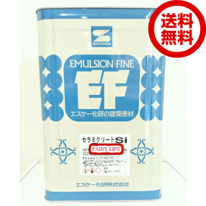楽天市場】エスケー化研セラミクリートSi 3分艶15kg : ペイントライフ 