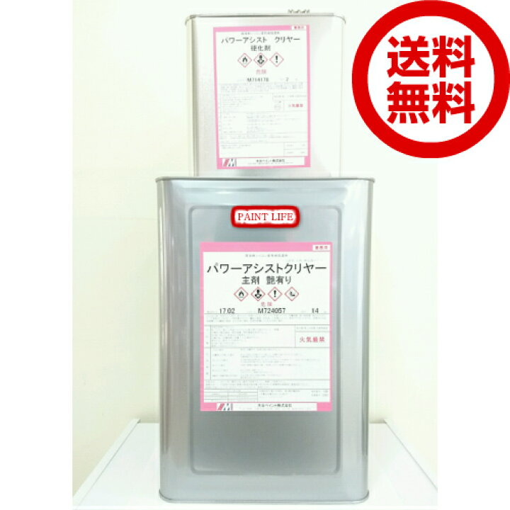 楽天市場】【送料無料】水谷ペイントパワーアシストクリヤー艶有り 