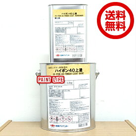 【送料無料】日本ペイントハイポン40上塗　ホワイト4kgセット