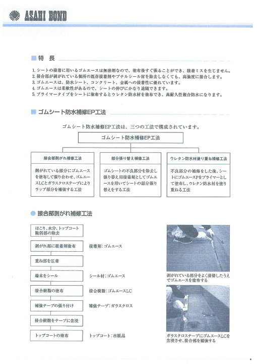 楽天市場】アサヒボンド工業ゴムエースP（プライマー）6kgセット 