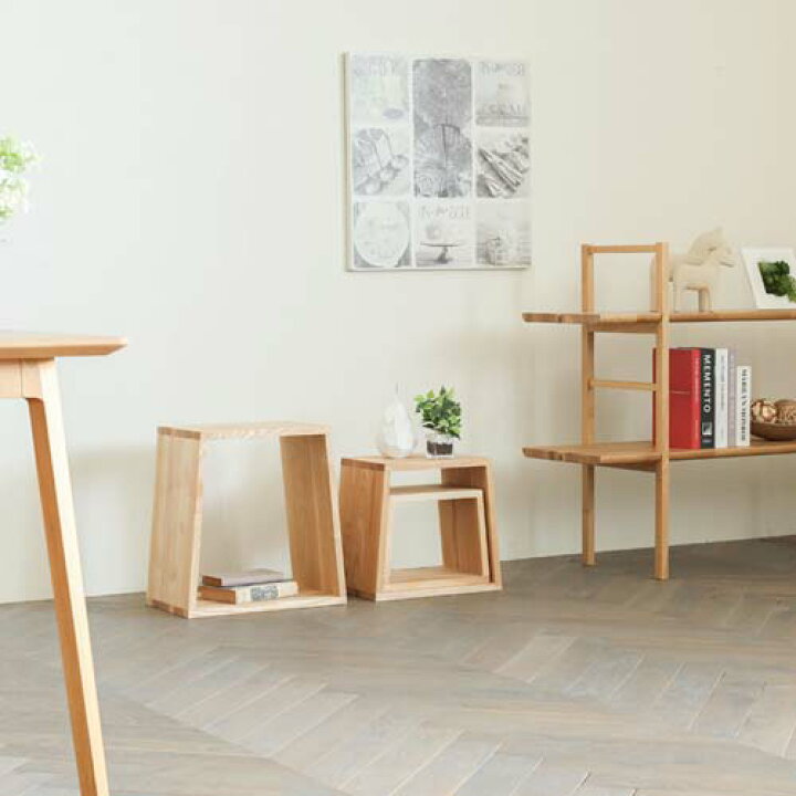 楽天市場】旭川家具 cosine コサイン ネストスツール 国産家具 無垢 