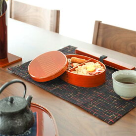飛騨春慶 福壽漆器店 小判弁当箱 伝統工芸品 木製 弁当箱